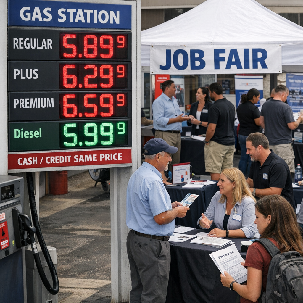 Navigating Economic Uncertainty Amid Rising Gas Prices and Job Market Shifts